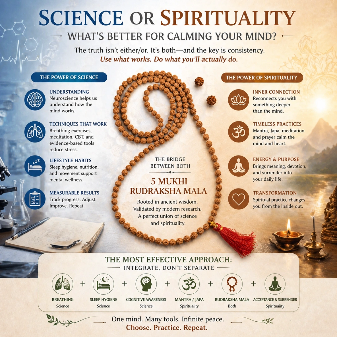 5 mukhi rudraksha jaap mala benefits